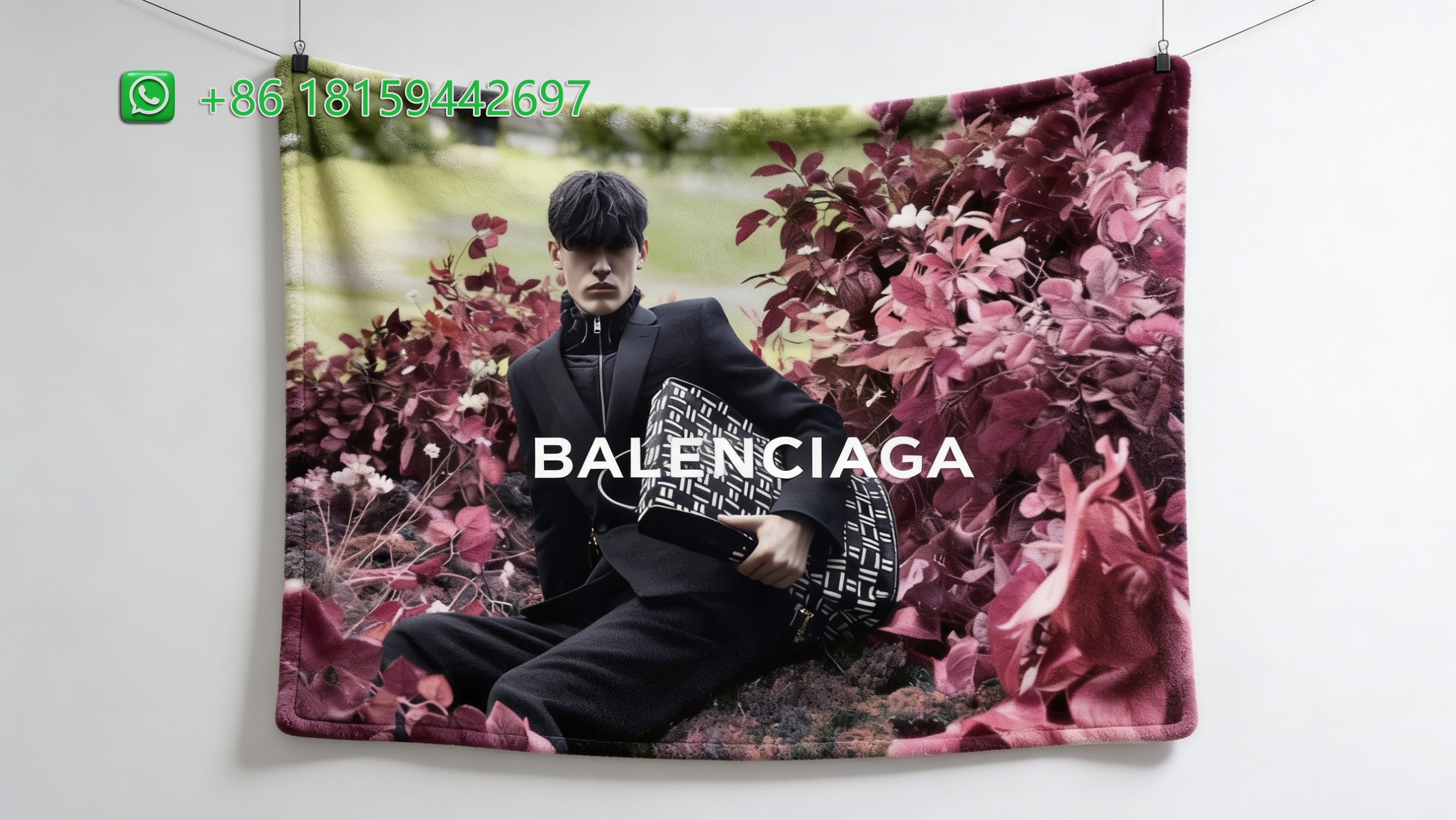 Balenciaga Throw Blankets